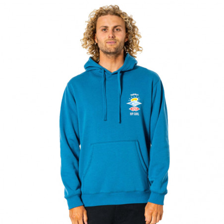 Sweat à capuche Icon Bleu RIP CURL