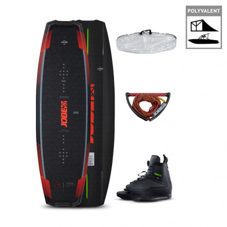 Pack Wakeboard Jobe Logo Wakeboard 138 & Chausses Unit (40/44) 