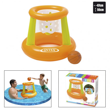 JEU DE BASKET INTEX FLOATING HOOPS 