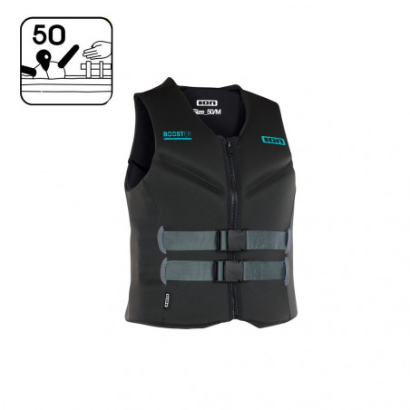 GILET DE FLOTABILITE ION BOOSTER 50 NEWTON FRONTZIP 2021 NOIR