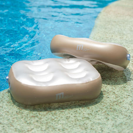 PACK DE DEUX COUSSINS MSPA POUR SPA GONFLABLE 