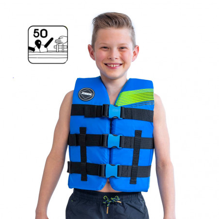 GILET DE FLOTTAISON NYLON JOBE BLEU ENFANT 30-40 kg