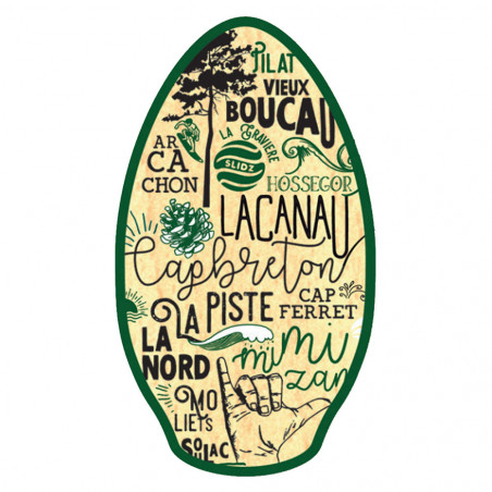 SKIM SLIDZ LANDES WOOD 41 