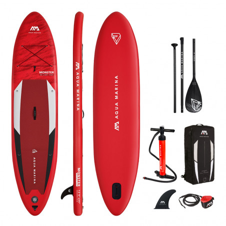 Paddle gonflable Aquamarina Monster 2021 - Sup gonflable polyvalent 120kg