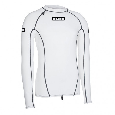 LYCRA ION PROMO RASHGUARD LS BLANC