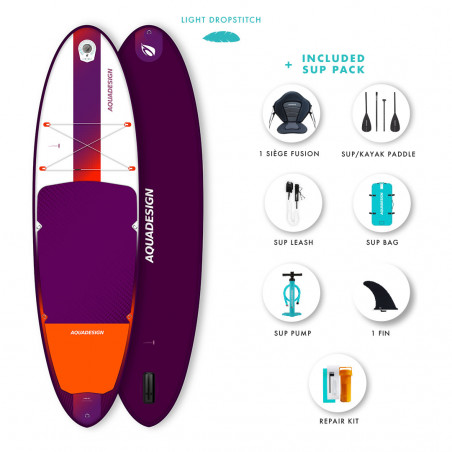 Paddle gonflable Aqua Design Lava 10.0