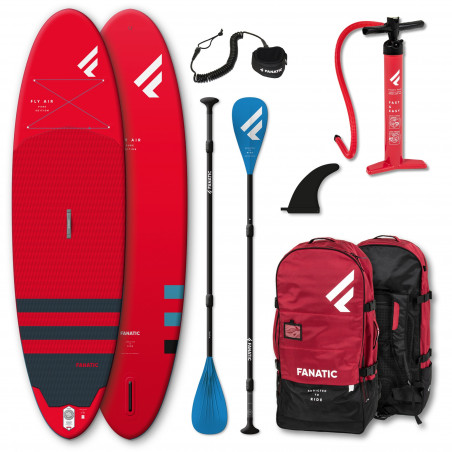 PADDLE GONFLABLE FANATIC FLY AIR 10.4 PURE ROUGE 2022 