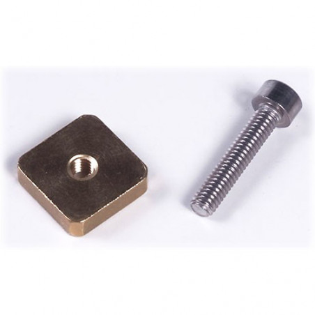 ECROU CARRE LAITON ET VIS M4 
