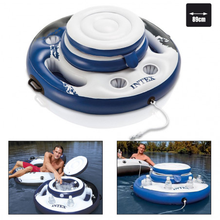 GLACIERE GONFLABLE INTEX RIVER RUN CONNECT + 