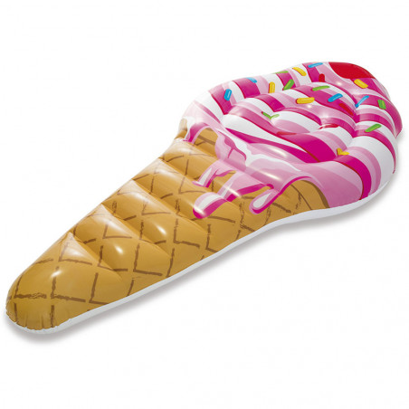 MATELAS GONFLABLE INTEX CORNET DE GLACE ICE CREAM 