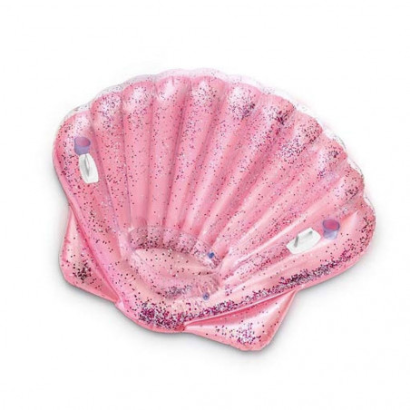MATELAS GONFLABLE INTEX COQUILLAGE GLITTER 