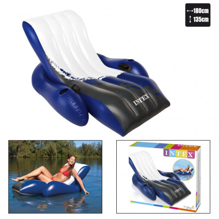 CHAISE LONGUE DE PISCINE DELUXE INTEX 