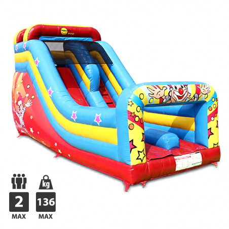 CHATEAU GONFLABLE HAPPY HOP CLOWN SUPER 