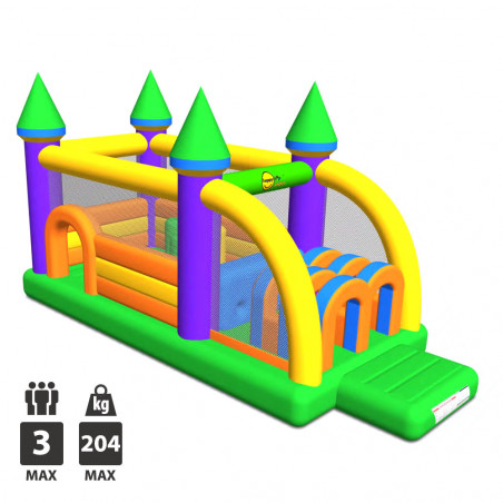 CHATEAU GONFLABLE HAPPY HOP OBSTACLE CASTLE RACER 