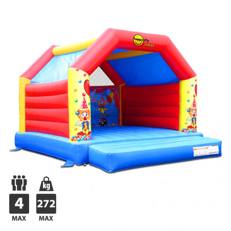 CHATEAU GONFLABLE HAPPY HOP CLOWN SUPER BOUNCER 