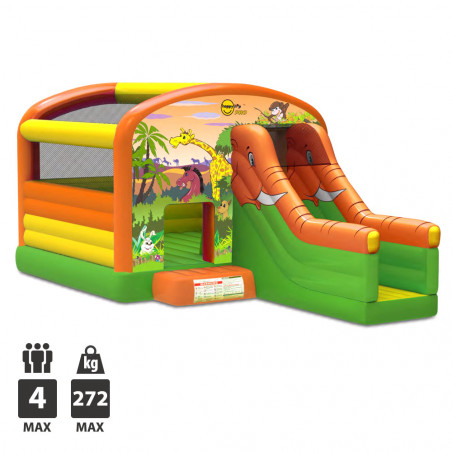CHATEAU GONFLABLE HAPPY HOP SAFARI SUPER BOUNCER 