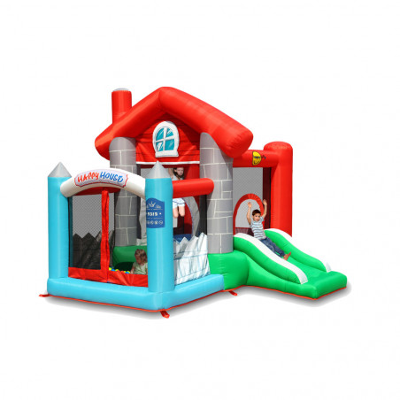 AIRE DE JEU CHATEAU GONFLABLE POUR ENFANT HAPPY AIR 