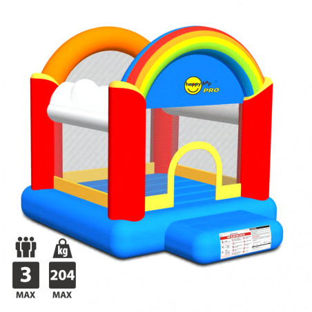 CHATEAU GONFLABLE HAPPY HOP RAINBOW BOUNCER 