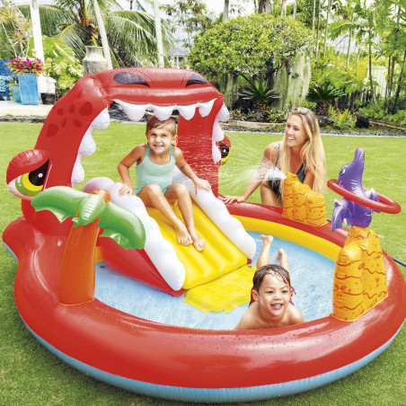 AIRE DE JEUX DINOSAURE POUR ENFANT INTEX 