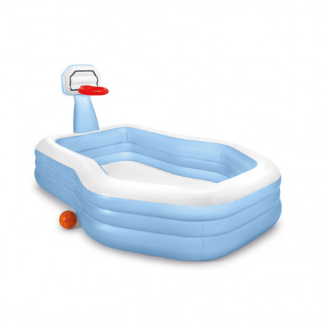 PISCINE BASKETBALL GONFLABLE POUR ENFANT 