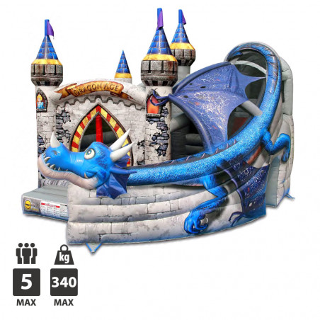 CHATEAU GONFLABLE HAPPY HOP DRAGON AGE 