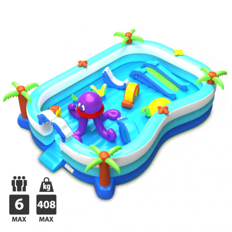 CHATEAU GONFLABLE HAPPY HOP FUN CENTER 