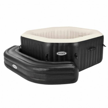 ENTOURAGE GONFLABLE POUR PURE SPA INTEX OCTOGONAL 4 ET 6 PLACES 