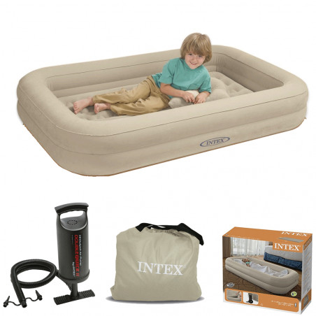 LIT GONFLABLE ENFANT INTEX + GONFLEUR 