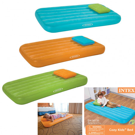 AIRBED MATELAS GONFLABLE ENFANT FLOQUE INTEX 66801