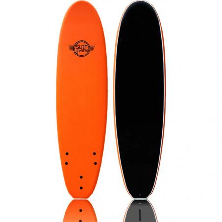 SURF ALDER SURFWORX BASE MINI MAL ORANGE 7.6