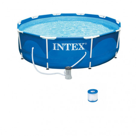 PISCINE TUBULAIRE INTEX METAL FRAME 3,05 X 0,76 M 