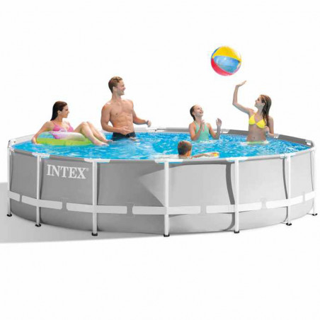PISCINE TUBULAIRE RONDE INTEX PRISM FRAME 4,27 X 1,07 M 