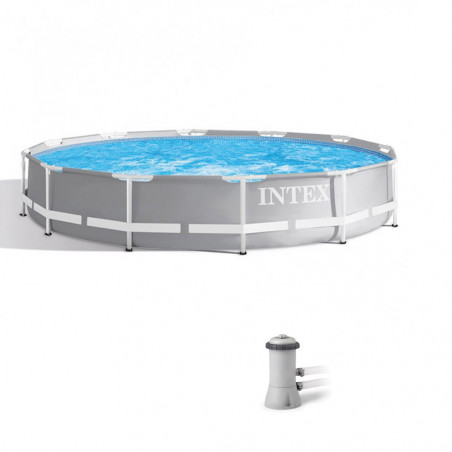 PISCINE TUBULAIRE RONDE INTEX PRISM FRAME 3.66 X 0.76 M 