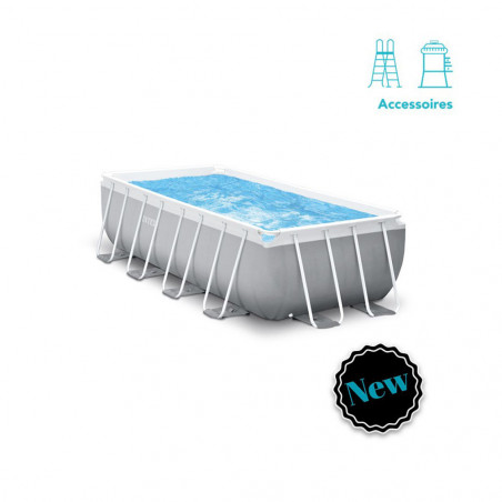 PISCINE PRISM FRAME RECTANGULAIRE 4.00 X 2.00 X 1.22 M INTEX 