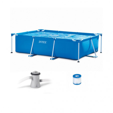 PISCINE TUBULAIRE INTEX METAL FRAME 3,00 X 2,00 X 0,75 M 