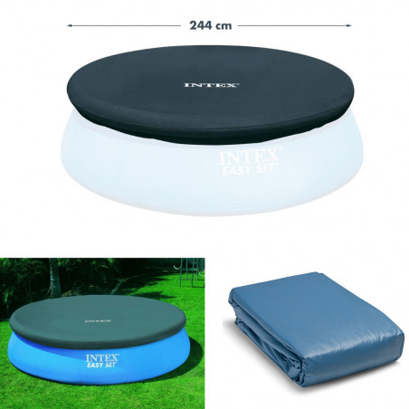 BACHE POUR PISCINE AUTOPORTANTE 2M44 INTEX 