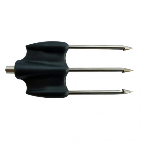 Trident plastique 3 pointes courtes + adaptateur Imersion - 10,5 CM 