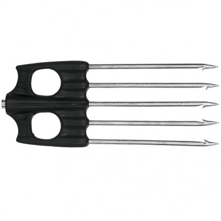 Trident plastique 5 pointes longues + adaptateur Imersion - 16 CM 
