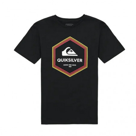 T-SHIRT QUIKSILVER FINE LOTUS NOIR