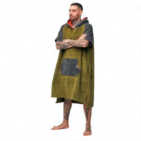 PONCHO AFTER HIGH END MILITARY GREEN