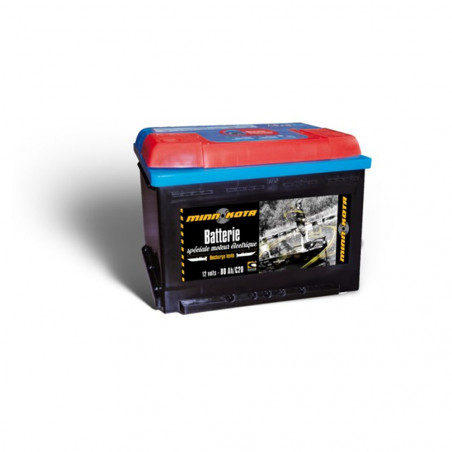 BATTERIE ETANCHE MINN KOTA DECHARGE LENTE 12V 80AH 