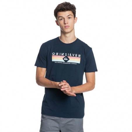 T-SHIRT DISTANTSHORE BLEU MARINE QUIKSILVER