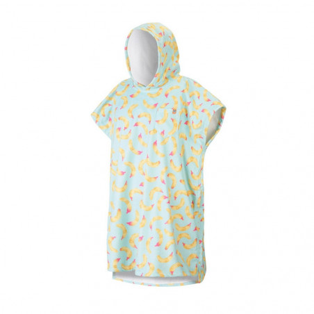 PONCHO AFTER BANANA STAINS BLEU CIEL