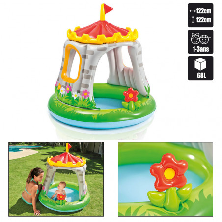 PISCINETTE BEBE INTEX ROYAL CASTLE BABY POOL 