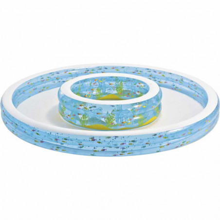 PISCINEDOUBLE BASSIN INTEX WISHING WELL POOL 