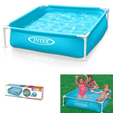 PISCINETTE INTEX CARREE BLEUE 
