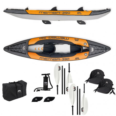 KAYAK GONFLABLE AQUA MARINA MEMBA 2 PERSONNES 