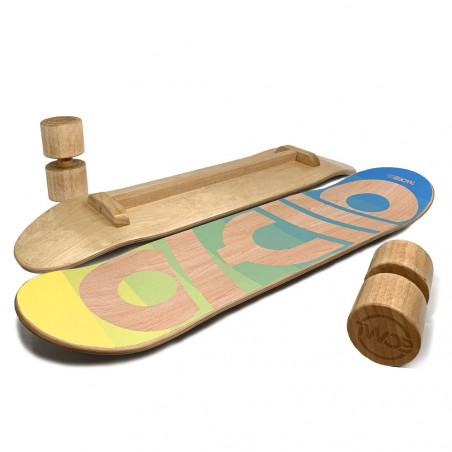 Balance Board TWOB-SPORT DECADE Bleu Jaune 