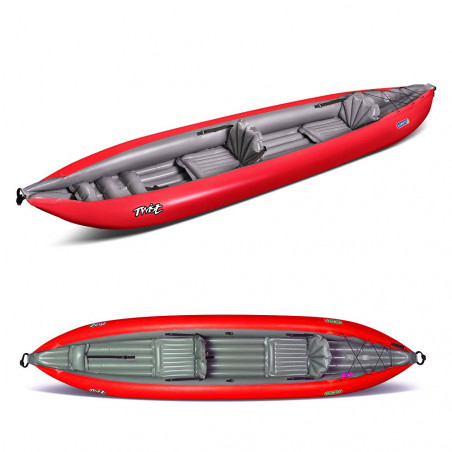 KAYAK GUMOTEX TWIST 2/1 CONVERTIBLE NITRILON ROUGE 