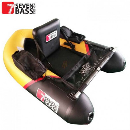 FLOAT TUBE SEVEN BASS BRIGAD RACING 160 NOIR/JAUNE 